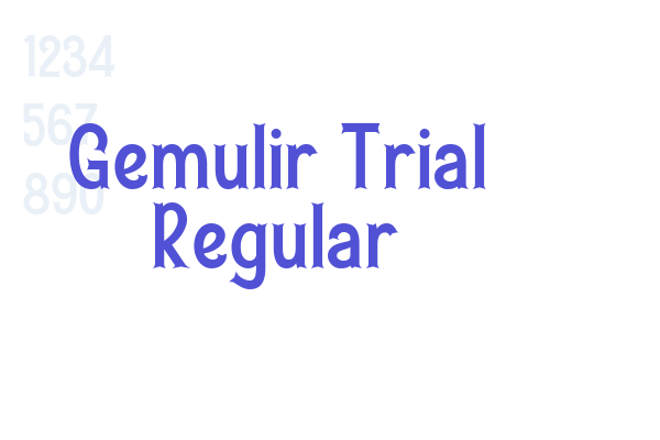 Gemulir Trial Regular
