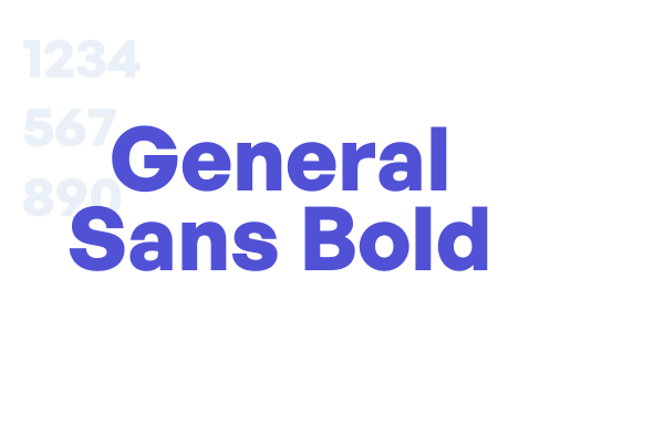 General Sans Bold
