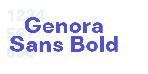 Genora Sans Bold-font-download