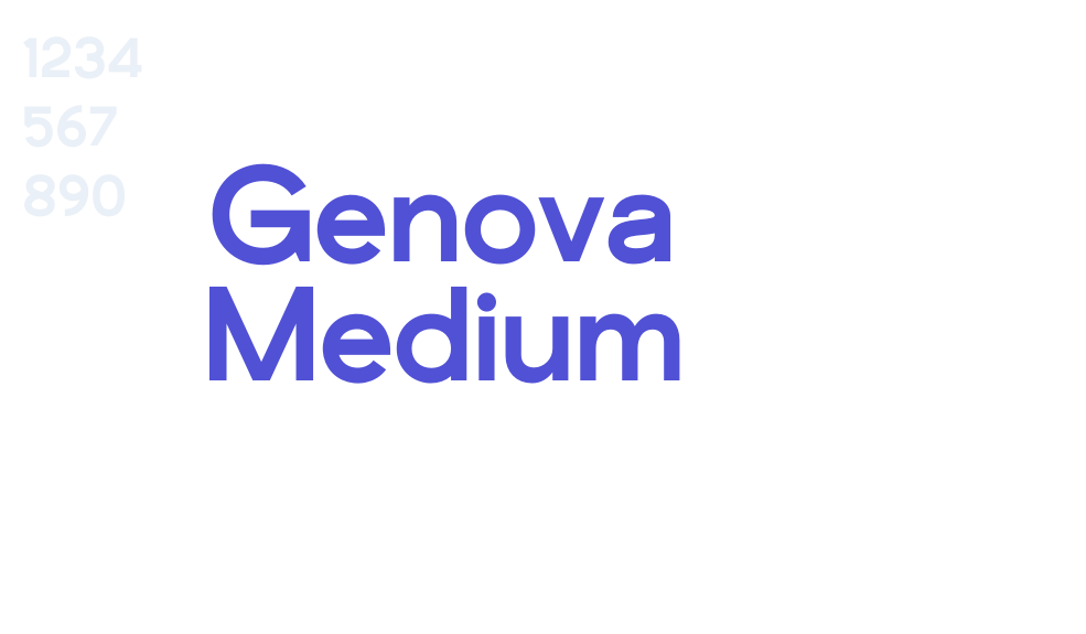 Genova Medium-font-download