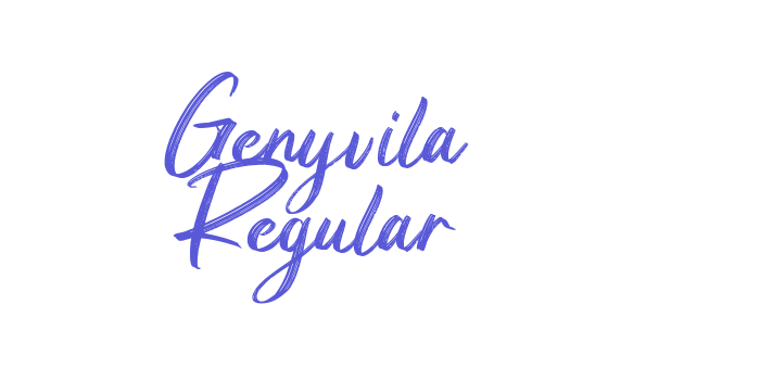 Genyvila Regular Font Download