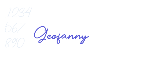 Geofanny font free