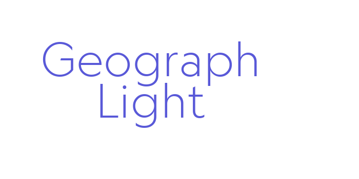 Geograph Light Font Download