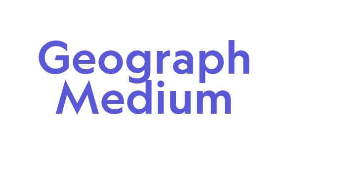 Geograph Medium Font Download