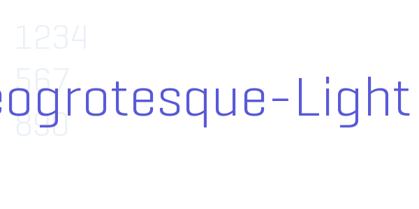 Geogrotesque-Light font free