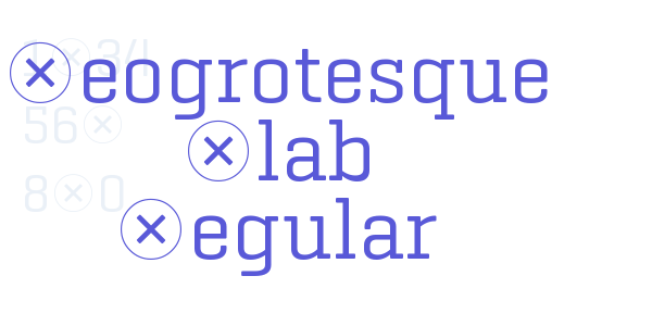 Geogrotesque Slab Regular font free