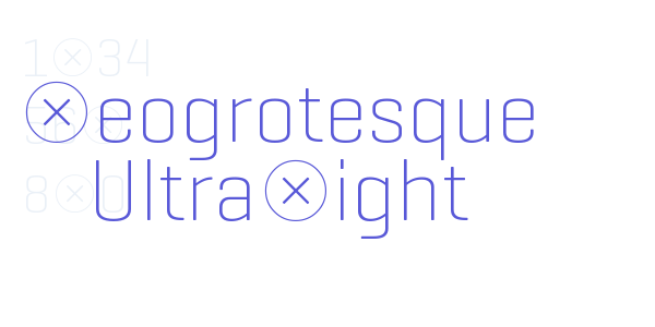 Geogrotesque UltraLight font free