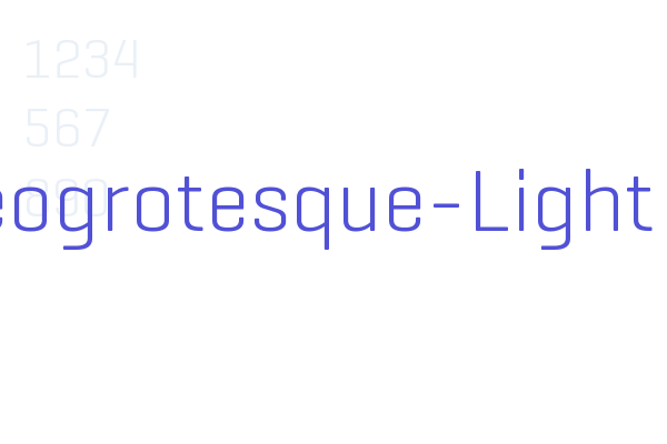 Geogrotesque-Light Font Download