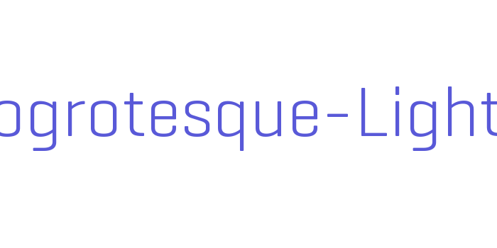 Geogrotesque Light Font