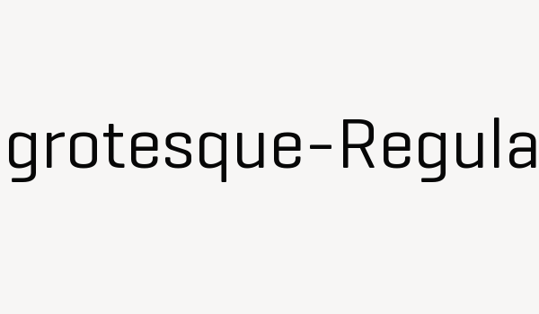 Geogrotesque Regular Font