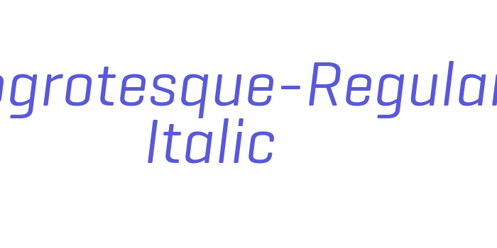 Geogrotesque Regular Italic Font Download