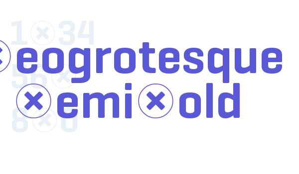 Geogrotesque SemiBold font free