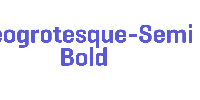 Geogrotesque-Semi Bold Font Download