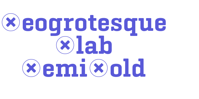 Geogrotesque Slab SemiBold Font Download