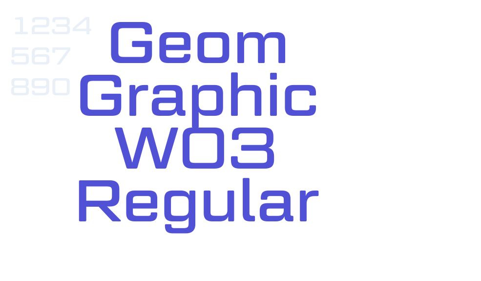 Geom Graphic W03 Regular-font-download