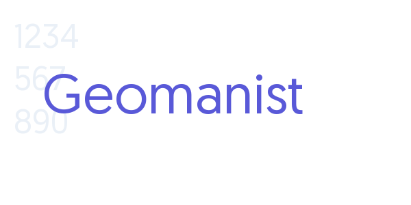 Geomanist font free