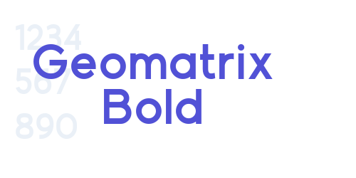 Geomatrix Bold-font-download