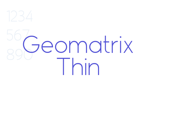 Geomatrix Thin