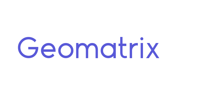 Geomatrix Font