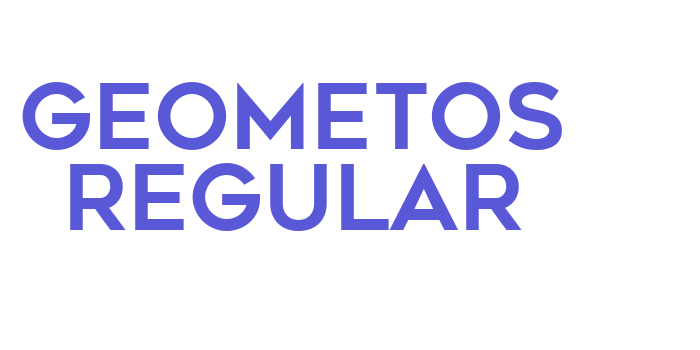 Geometos Regular Font Download