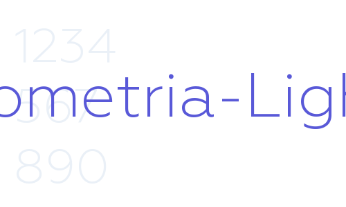 Geometria-Light Font Download