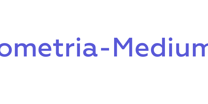 Geometria-Medium Font Download