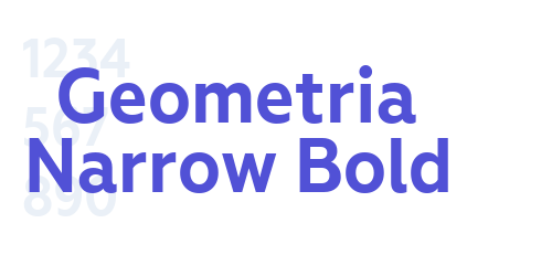 Geometria Narrow Bold-font-download