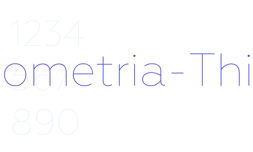 Geometria-Thin Font Download