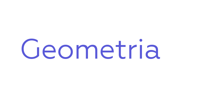 Geometria Font Download