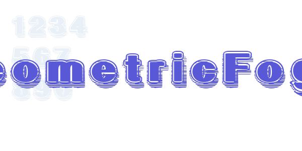 GeometricFog font free