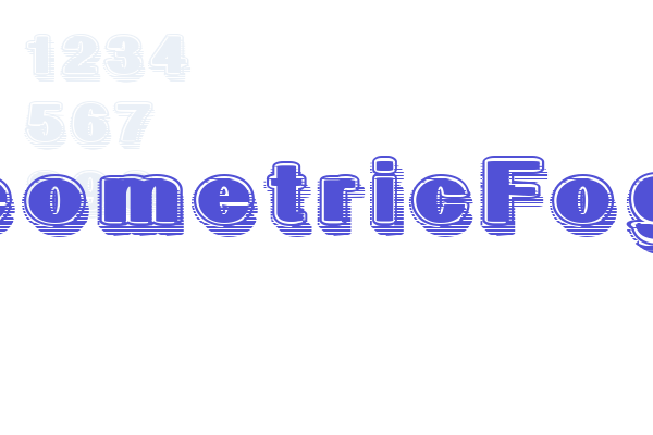 GeometricFog Font Download