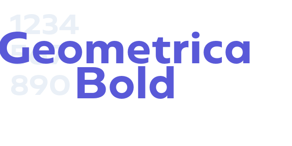 Geometrica Bold font free