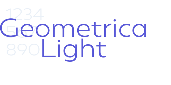 Geometrica Light font free