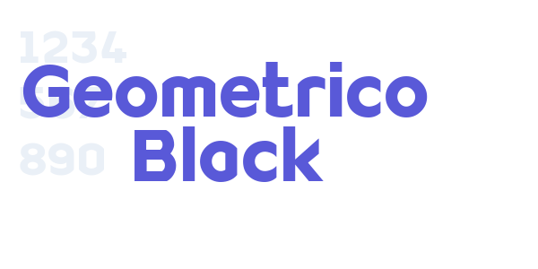 Geometrico Black font free