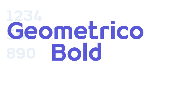 Geometrico Bold font free