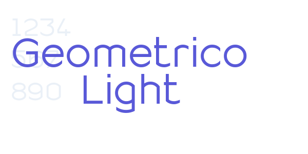 Geometrico Light font free