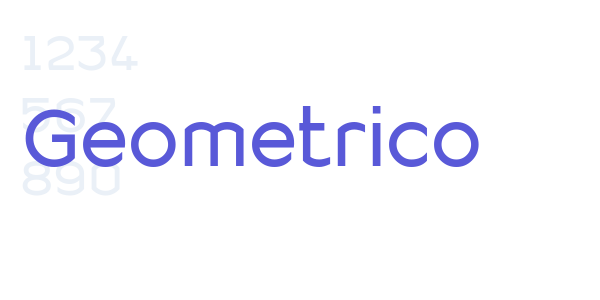 Geometrico font free