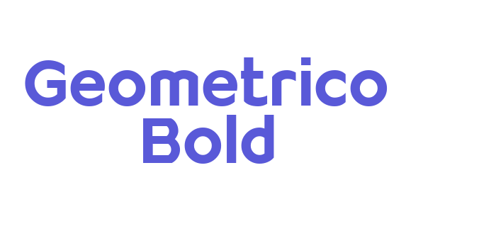 Geometrico Bold Font Download