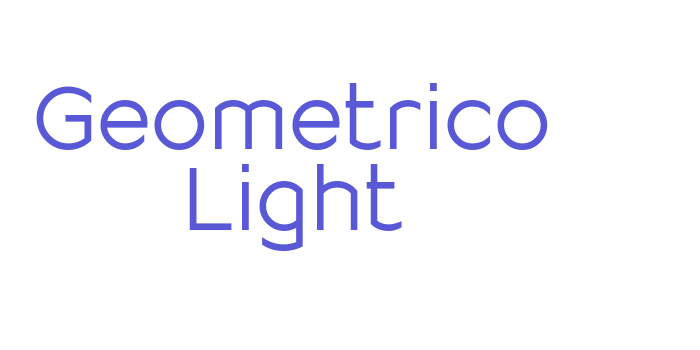 Geometrico Light Font Download