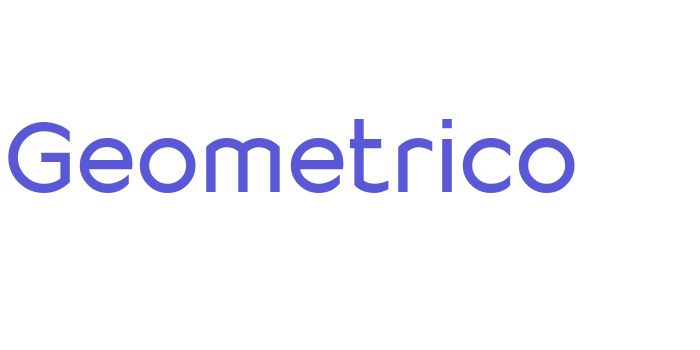 Geometrico Font