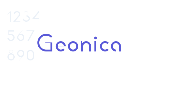 Geonica font free