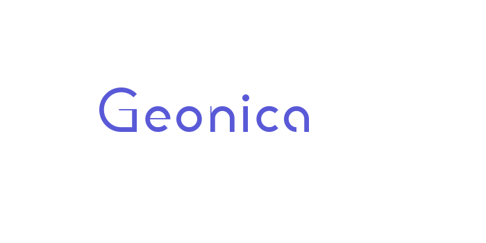 Geonica Font Download