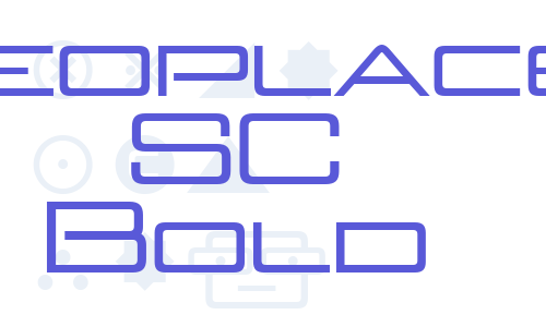 Geoplace SC Bold Font Download