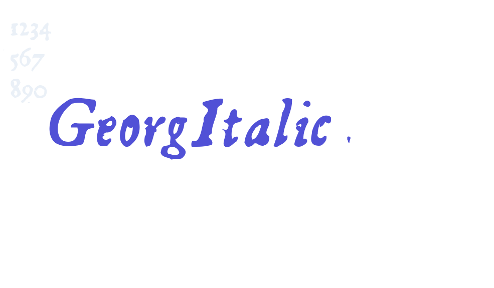 GeorgItalic-font-download