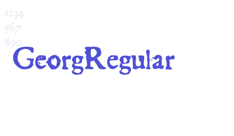 GeorgRegular-font-download