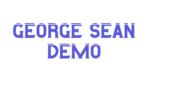 George Sean Demo Font Download