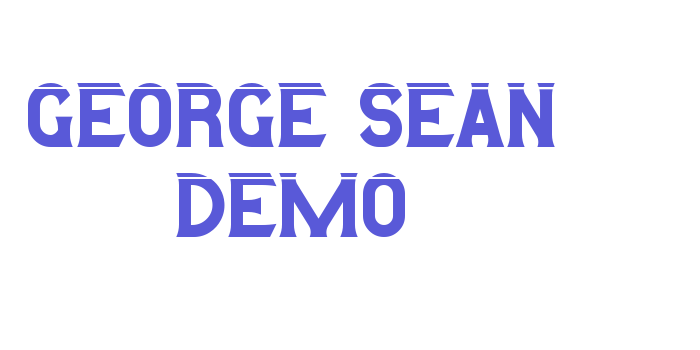 George Sean Demo Font