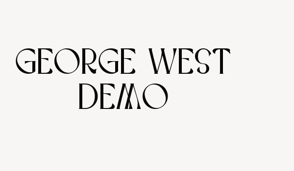 George West Demo Font