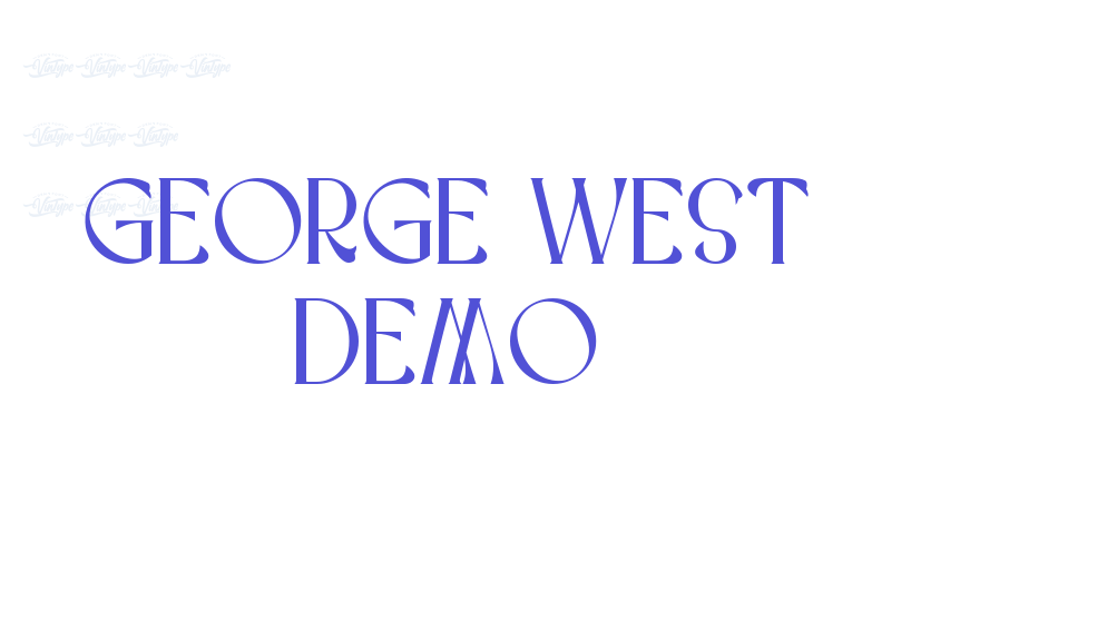 George West Demo-font-download