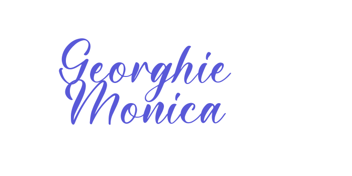 Georghie Monica Font Download